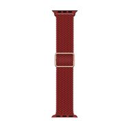 Microsonic Apple Watch Series 5 40 mm Braided Loop Band Kırmızı Akıllı Saat Kordonu