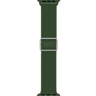 Microsonic Apple Watch Series 5 40 mm Braided Loop Band Koyu Yeşil Akıllı Saat Kordonu