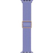 Microsonic Apple Watch Series 5 40 mm Braided Loop Band Lila Akıllı Saat Kordonu