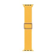 Microsonic Apple Watch Series 5 40 mm Braided Loop Band Sarı Akıllı Saat Kordonu