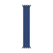 Microsonic Apple Watch Series 5 40 mm Braided Solo Loop Band Mavi 127 mm Small Kordon