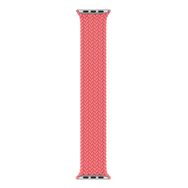 Microsonic Apple Watch Series 5 40 mm Braided Solo Loop Band Pembe 127 mm Small Kordon