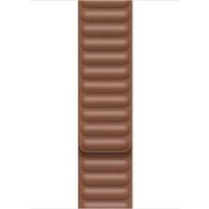 Microsonic Apple Watch Series 5 40 mm Kahverengi Leather Link Band Kordon