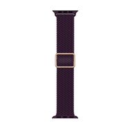 Microsonic Apple Watch Series 5 44 mm Bordo Braided Loop Band Kordon