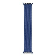 Microsonic Apple Watch Series 5 44 mm Braided Solo Loop Band 160 mm Mavi Kordon