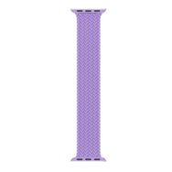 Microsonic Apple Watch Series 5 44 mm Braided Solo Loop Band Lila 127 mm Small Kordon