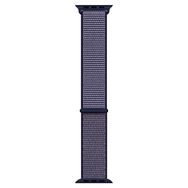 Microsonic Apple Watch Series 5 44 mm Hasırlı Woven Mavi Uyumlu Kordon
