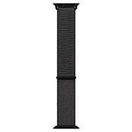 Microsonic Apple Watch Series 5 44 mm Hasırlı Woven Siyah Uyumlu Kordon