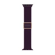 Microsonic Apple Watch Series 6 40 mm Braided Loop Band Bordo Kordon