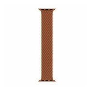 Microsonic Apple Watch Series 6 40 mm Braided Solo Loop Band Kahverengi Medium 147 mm Kordon