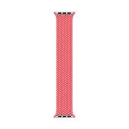 Microsonic Apple Watch Series 6 40 mm Braided Solo Loop Band Pembe 127 mm Small Kordon