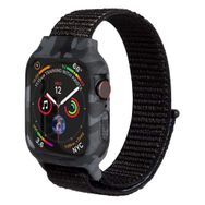 Microsonic Apple Watch Series 6 40 mm Camouflage Armor Pro Siyah Kordon