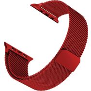 Microsonic Apple Watch Series 6 40 mm Koyu Kırmızı Milanese Loop Kordon