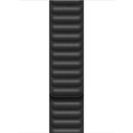 Microsonic Apple Watch Series 6 40 mm Siyah Leather Link Band Kordon