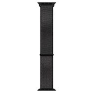 Microsonic Apple Watch Series 6 40 mm Woven Sport Loop Siyah Hasırlı Kordon