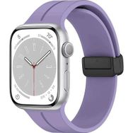Microsonic Apple Watch Series 6 44 mm Lila Ribbon Line Kordon