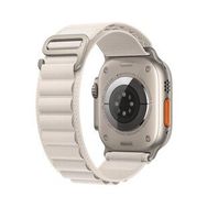 Microsonic Apple Watch Series 7 41 mm Alpine Loop Bej Kordon