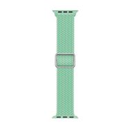 Microsonic Apple Watch Series 7 41 mm Braided Loop Band Yeşil Kordon