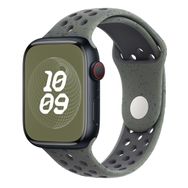 Microsonic Apple Watch Series 7 41 mm Flame Sport Band Yeşil Kordon