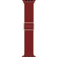 Microsonic Apple Watch Series 7 41 mm Kırmızı Braided Loop Band Kordon
