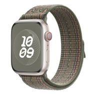Microsonic Apple Watch Series 7 41 mm Terra Sport Loop Koyu Yeşil Kordon