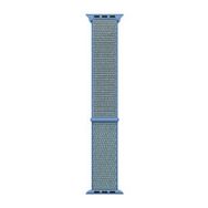 Microsonic Apple Watch Series 7 41 mm Woven Sport Loop Mavi Hasırlı Kordon