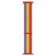 Microsonic Apple Watch Series 7 41 mm Woven Sport Loop Pride Edition Hasırlı Kordon