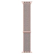 Microsonic Apple Watch Series 7 41 mm Woven Sport Loop Rose Gold Hasırlı Kordon