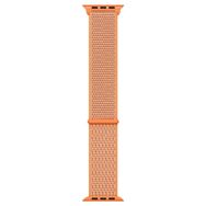 Microsonic Apple Watch Series 7 41 mm Woven Sport Loop Turuncu Hasırlı Kordon