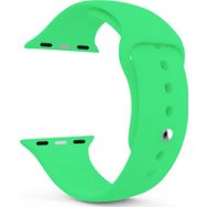 Microsonic Apple Watch Series 7 41 mm Yeşil Silikon Kordon