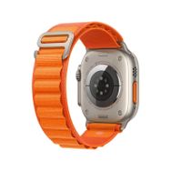 Microsonic Apple Watch Series 7 45 mm Alpine Loop Turuncu Kordon