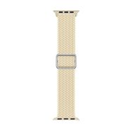 Microsonic Apple Watch Series 7 45 mm Braided Loop Band Bej Kordon