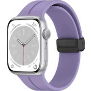 Microsonic Apple Watch Series 7 45 mm Lila Ribbon Line Kordon