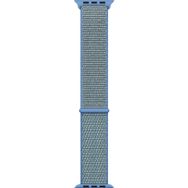 Microsonic Apple Watch Series 7 45 mm Mavi Woven Sport Loop Hasırlı Kordon