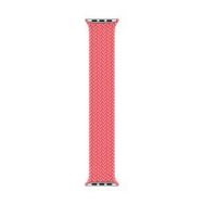 Microsonic Apple Watch Series 7 45 mm Medium 147 mm Braided Solo Loop Band Pembe Kordon