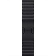 Microsonic Apple Watch Series 7 45 mm Siyah Link Bracelet Band Kordon