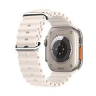 Microsonic Apple Watch Series 7 Ocean Band Bej 41 mm Kordon