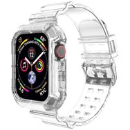 Microsonic Apple Watch Series 7 Transparent Clear Band Şeffaf 41 mm Kordon