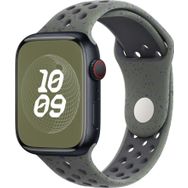 Microsonic Apple Watch Series 8 41 mm Flame Sport Band Yeşil Kordon