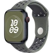 Microsonic Apple Watch Series 8 41 mm Flame Sport Band Yeşil Kordon