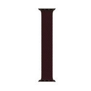 Microsonic Apple Watch Series 8 41 mm Large 160 mm Braided Solo Loop Band Koyu Bordo Kordon