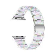 Microsonic Apple Watch Series 8 41 mm Stainless Transparent Clear Çok Renkli Kordon