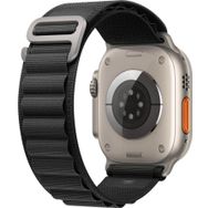 Microsonic Apple Watch Series 8 45 mm Alpine Loop Siyah Kordon