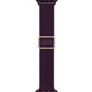 Microsonic Apple Watch Series 8 45 mm Bordo Braided Loop Band Kordon