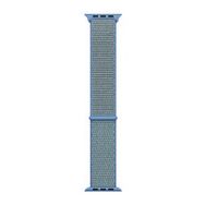 Microsonic Apple Watch Series 8 45 mm Hasırlı Woven Sport Loop Mavi Kordon