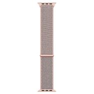 Microsonic Apple Watch Series 8 45 mm için Hasırlı Woven Sport İlmik Rose Gold