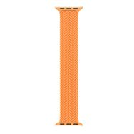 Microsonic Apple Watch Series 8 45 mm Large 160 mm Braided Solo Loop Band Turuncu Kordon