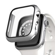 Microsonic Apple Watch Series 8 45 mm Matte Premium Slim Watch Band Gümüş Kılıf