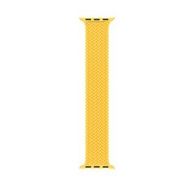 Microsonic Apple Watch Series 8 45 mm Small 127 mm Braided Solo Loop Band Sarı Kordon