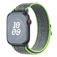 Microsonic Apple Watch Series 8 45 mm Terra Sport Loop Yeşil Kordon
